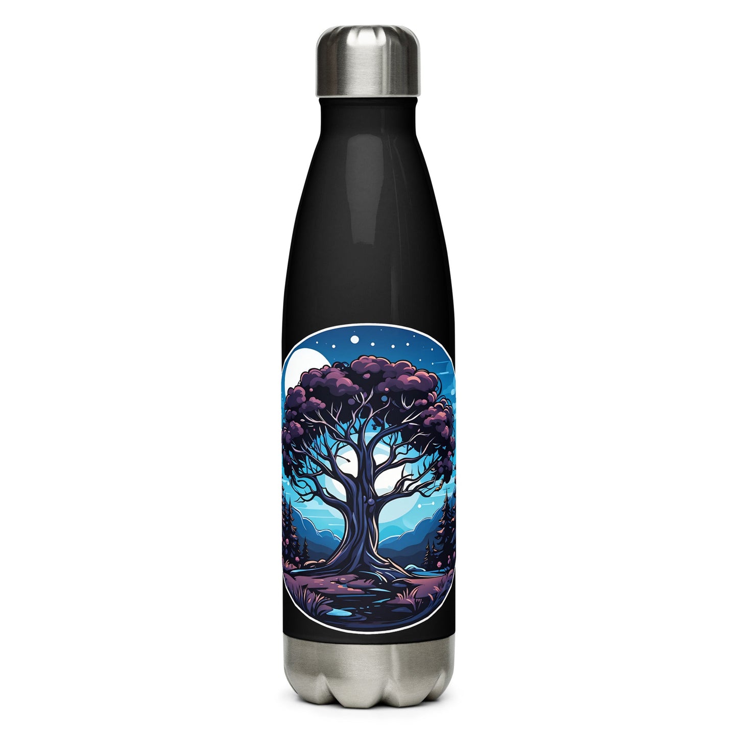 Night Tree Stainless Steel Water Bottle - Stainless Steel Water Bottle - Discovery Co.