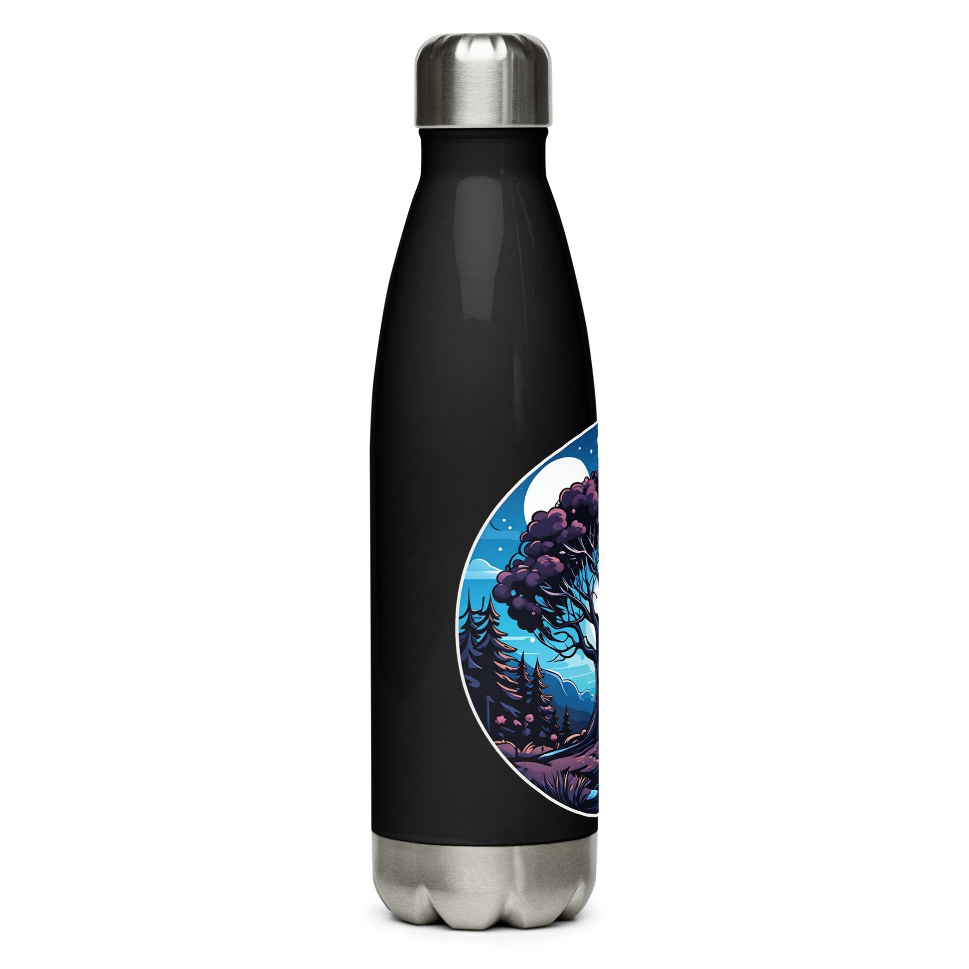 Night Tree Stainless Steel Water Bottle - Stainless Steel Water Bottle - Discovery Co.