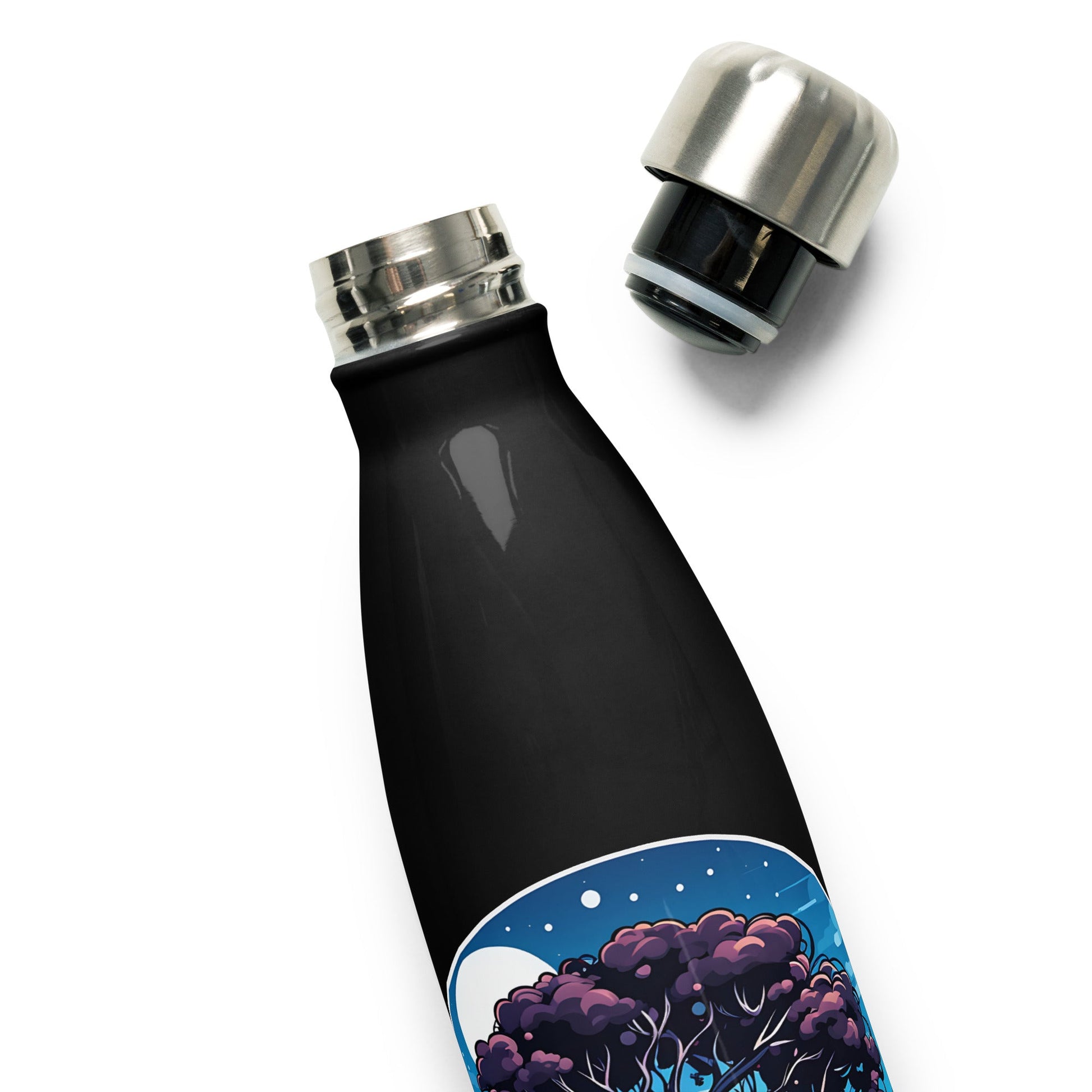 Night Tree Stainless Steel Water Bottle - Stainless Steel Water Bottle - Discovery Co.