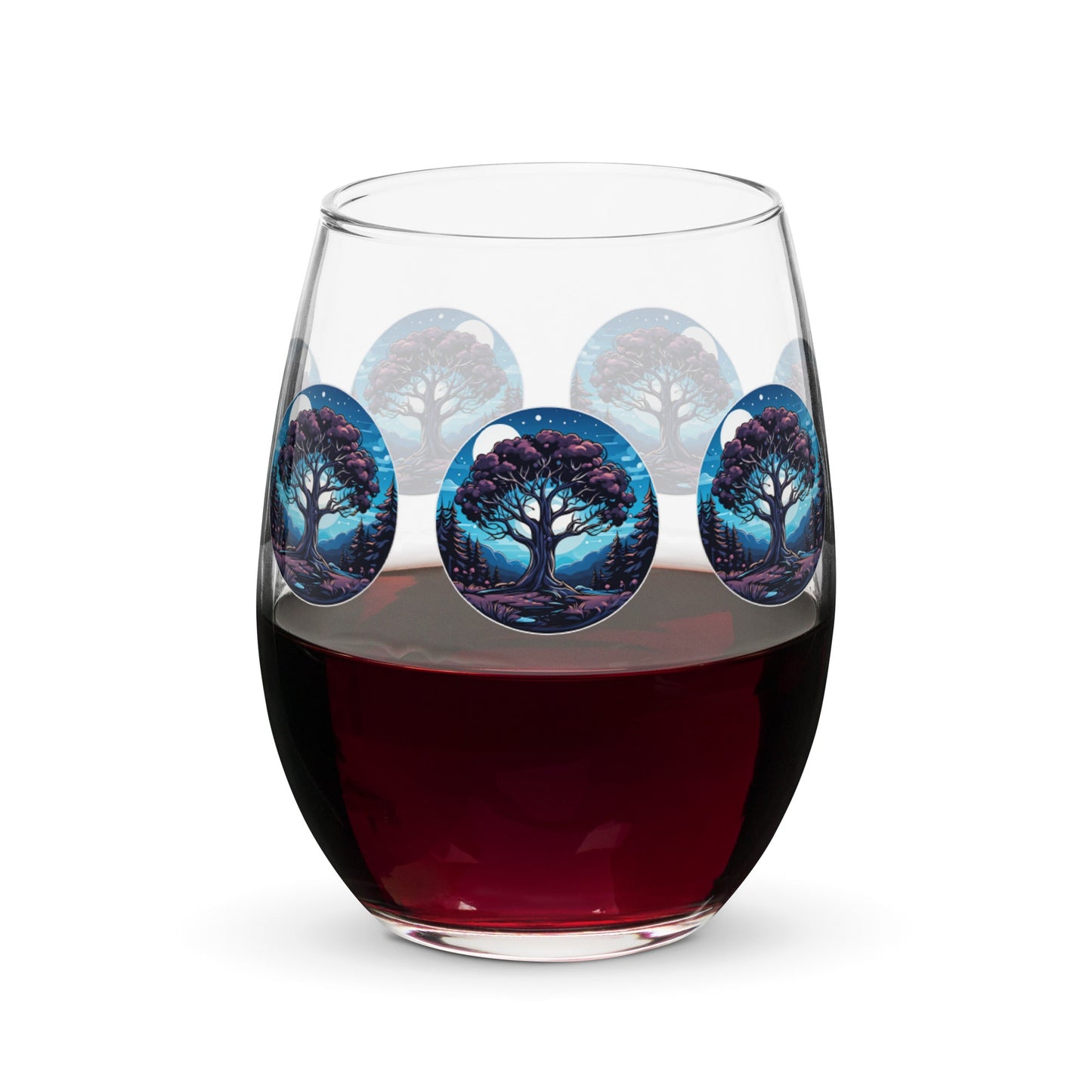 Night Tree Stemless Wine Glass - Stemless Wine Glass - Discovery Co.