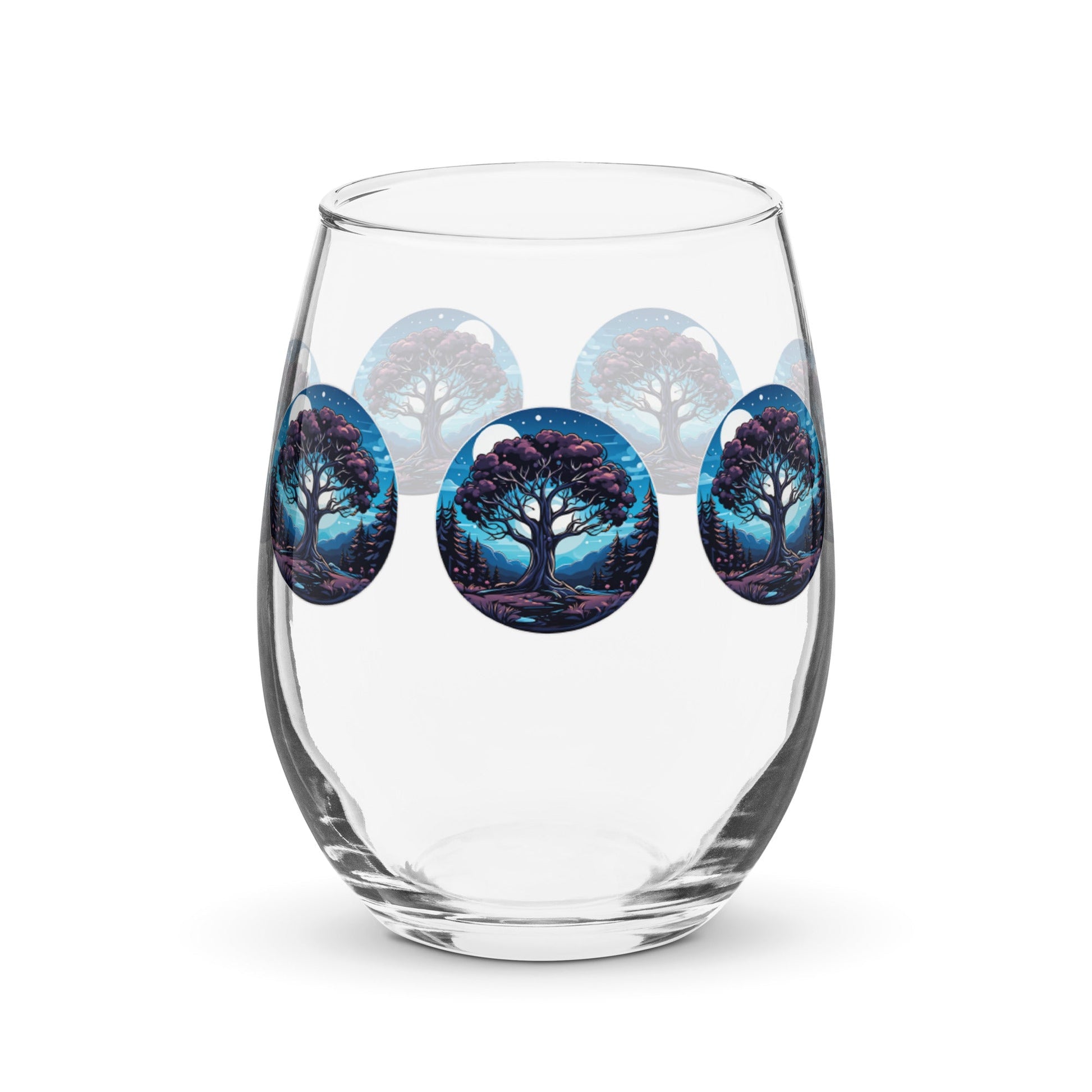 Night Tree Stemless Wine Glass - Stemless Wine Glass - Discovery Co.