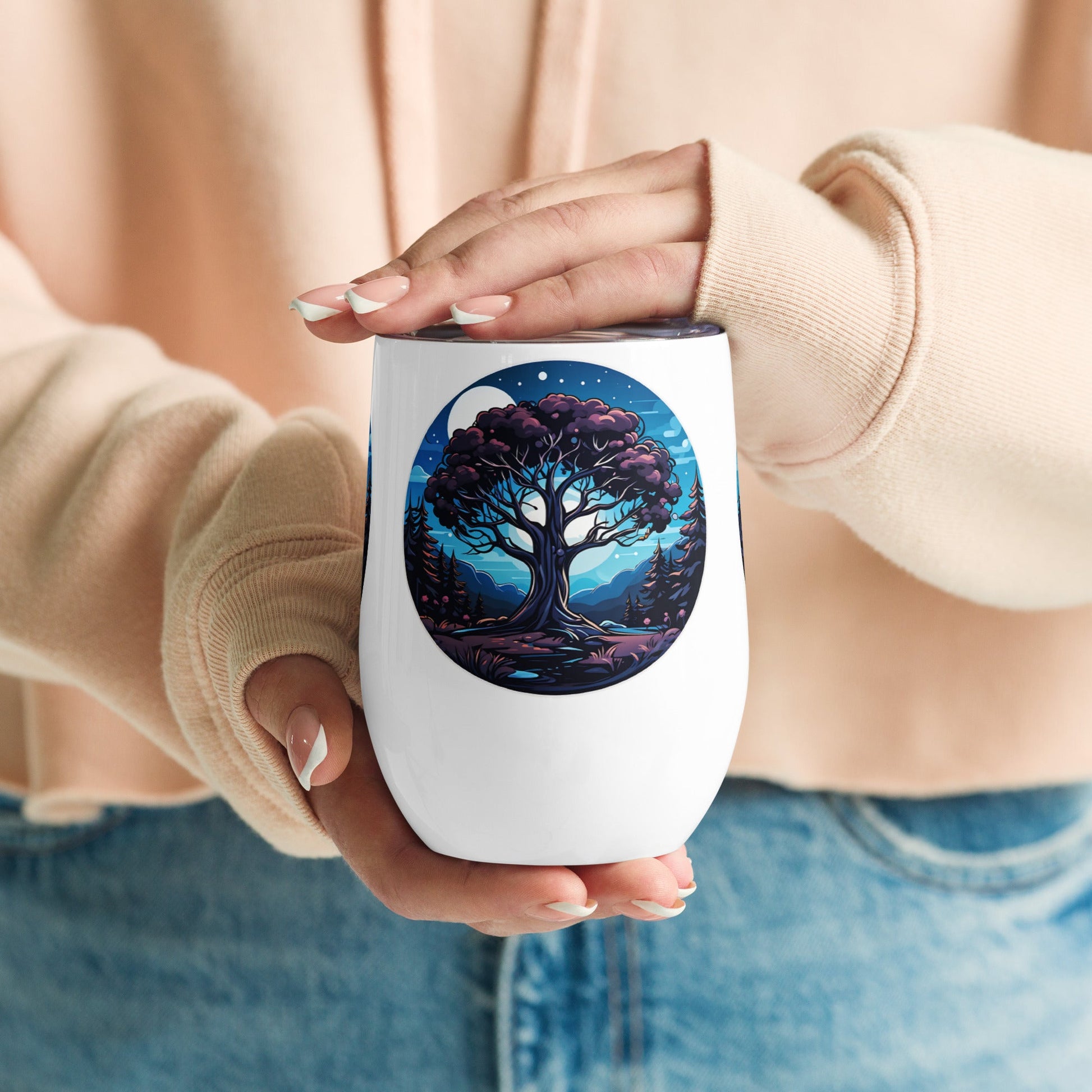 Night Tree Wine Tumbler - Tumblers - Discovery Co.