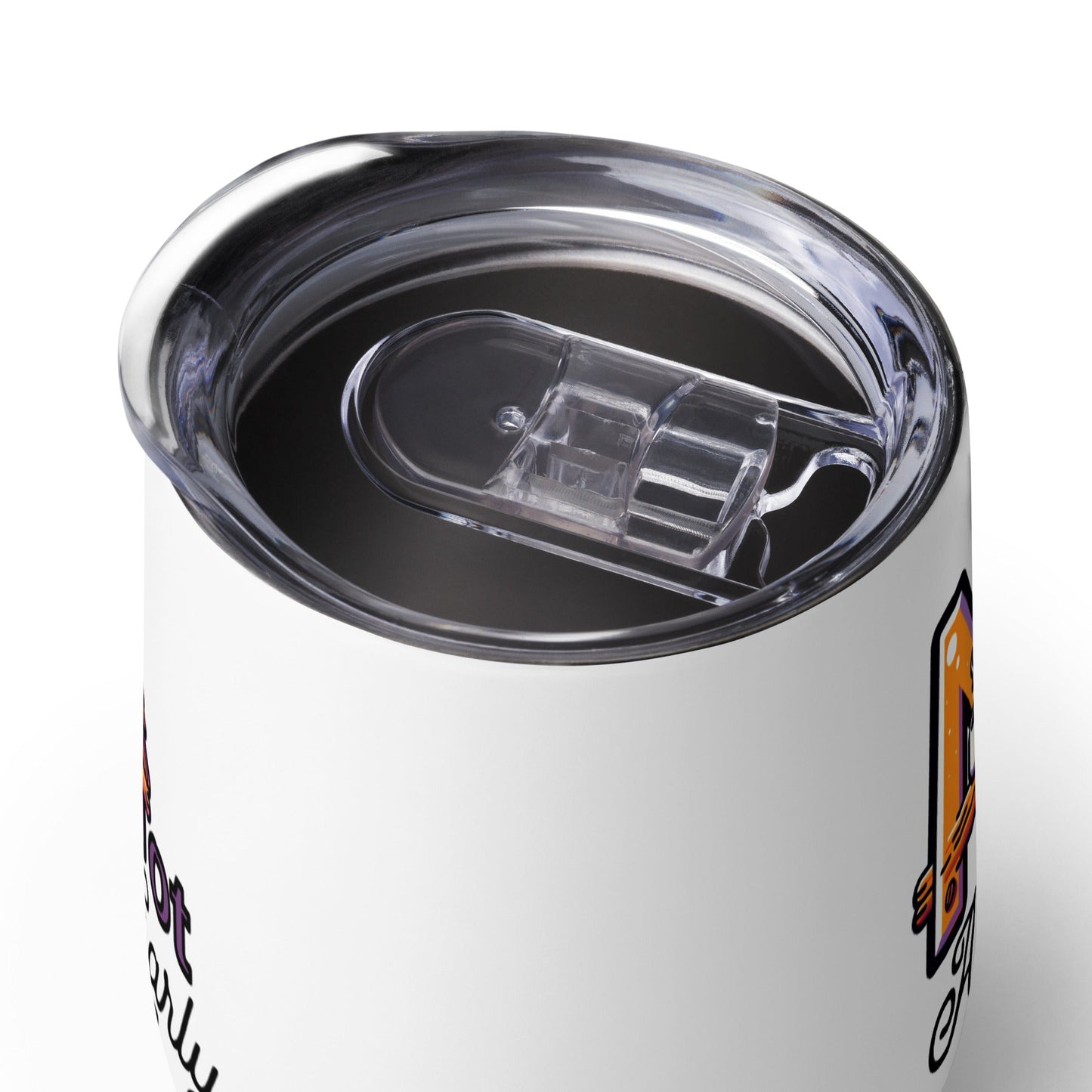 Not An Early Bird Stainless Steel Wine Tumbler - Steel Tumbler - Discovery Co.