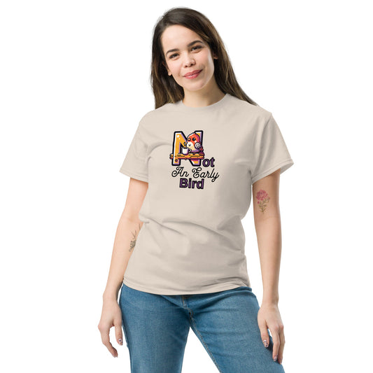 Not An Early Bird Women's (Unisex) Classic Tee - Women's Shirts - Discovery Co.