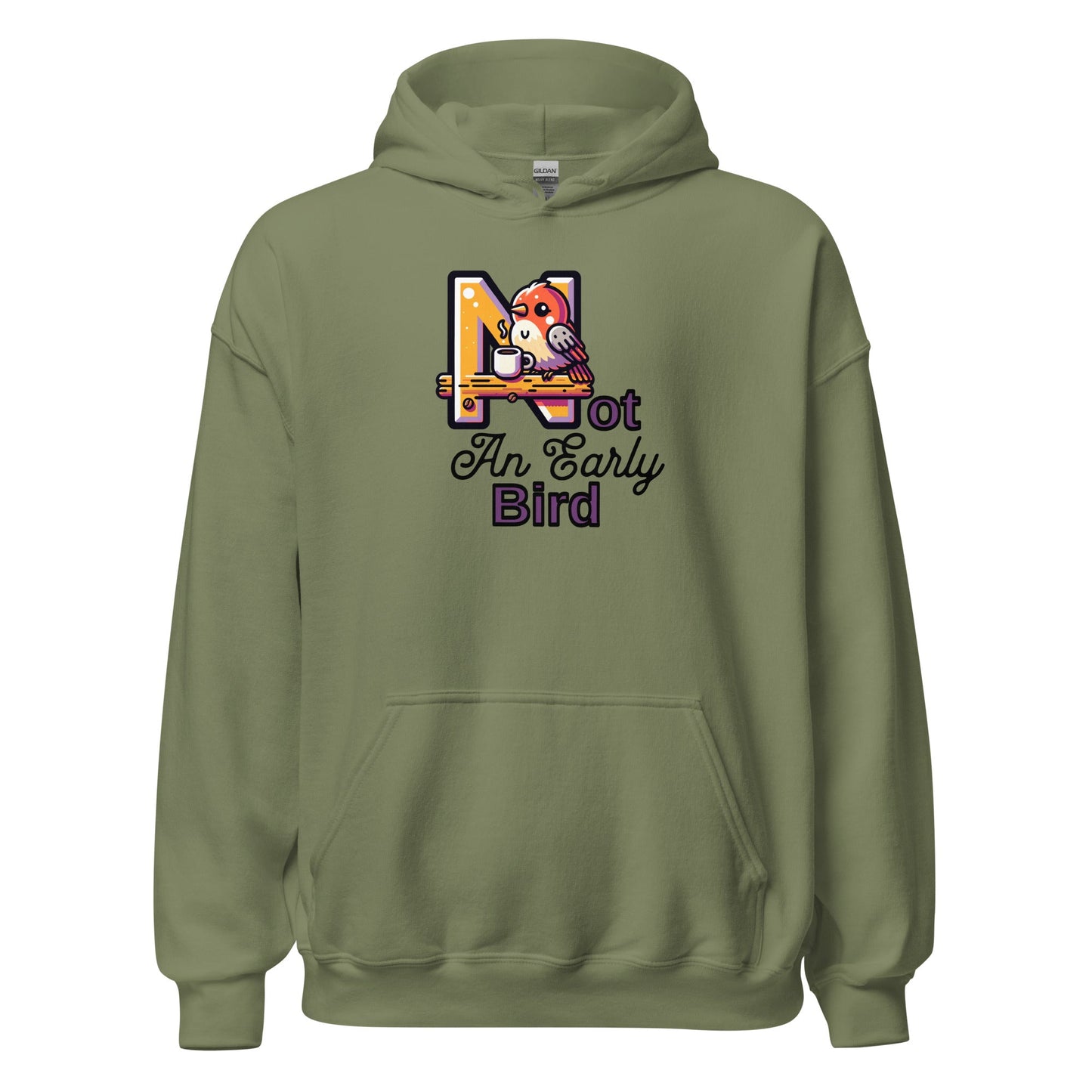 Not An Early Bird Women's (Unisex) Hoodie - Hoodies - Discovery Co.