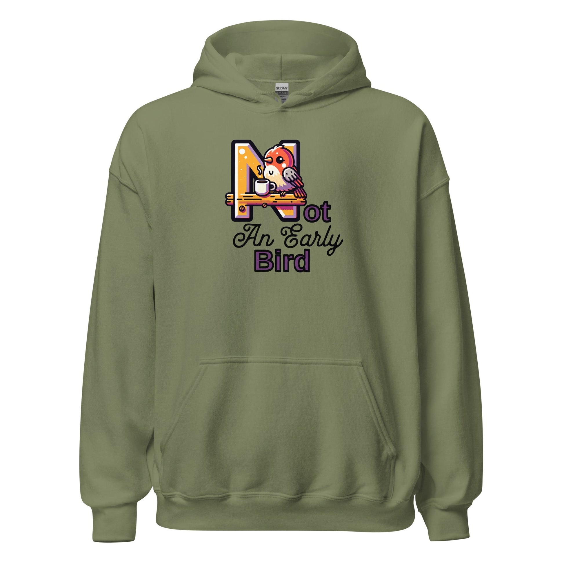 Not An Early Bird Women's (Unisex) Hoodie - Hoodies - Discovery Co.
