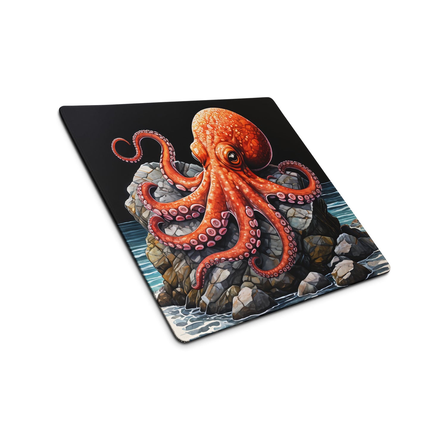 Octopus On A Rock Gaming Mouse Pad - Mouse Pads - Discovery Co.