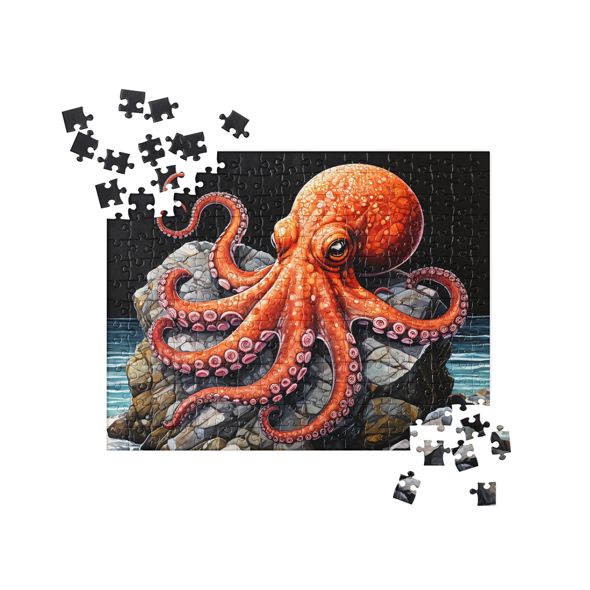 Octopus On A Rock Jigsaw Puzzle - Puzzle - Discovery Co.