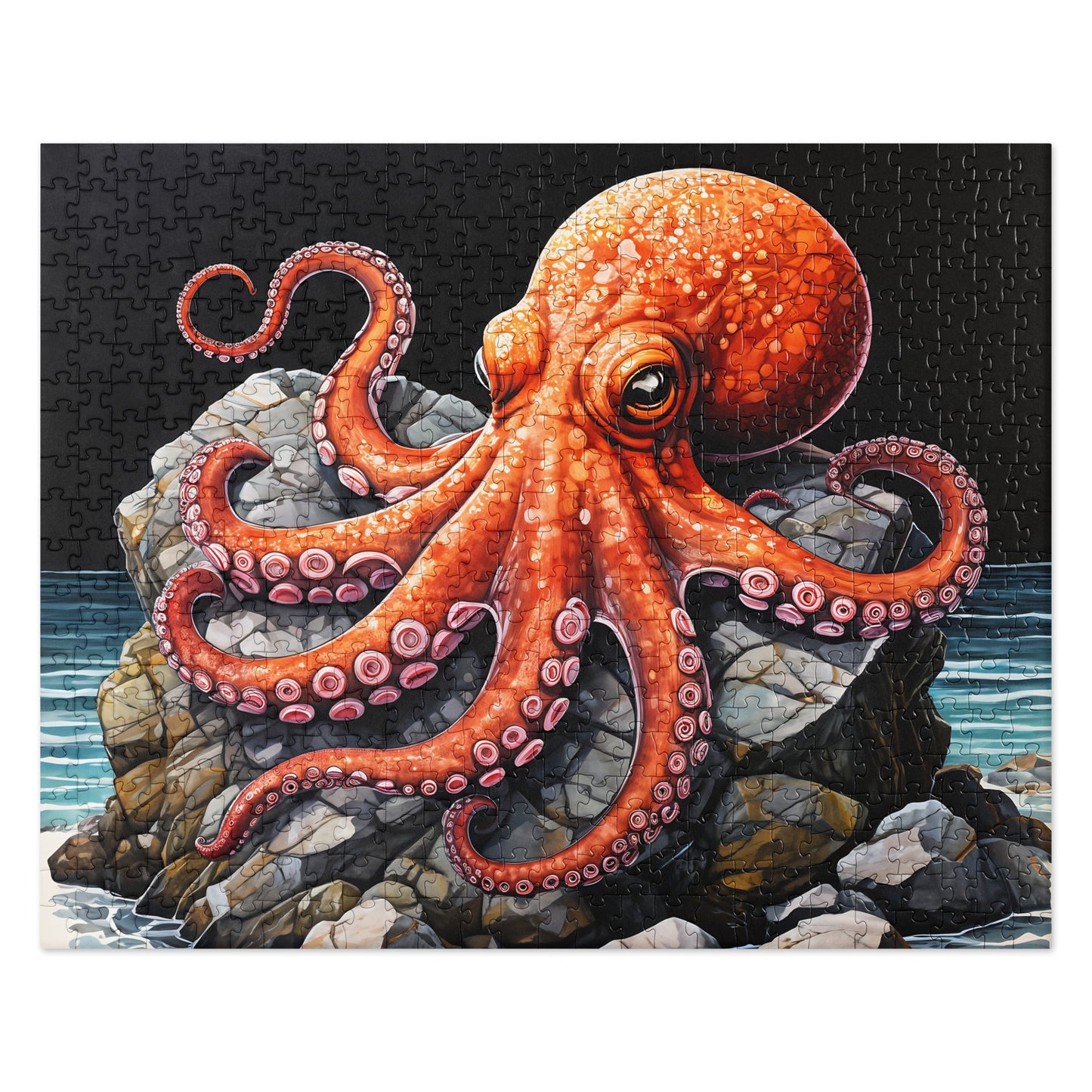 Octopus On A Rock Jigsaw Puzzle - Puzzle - Discovery Co.