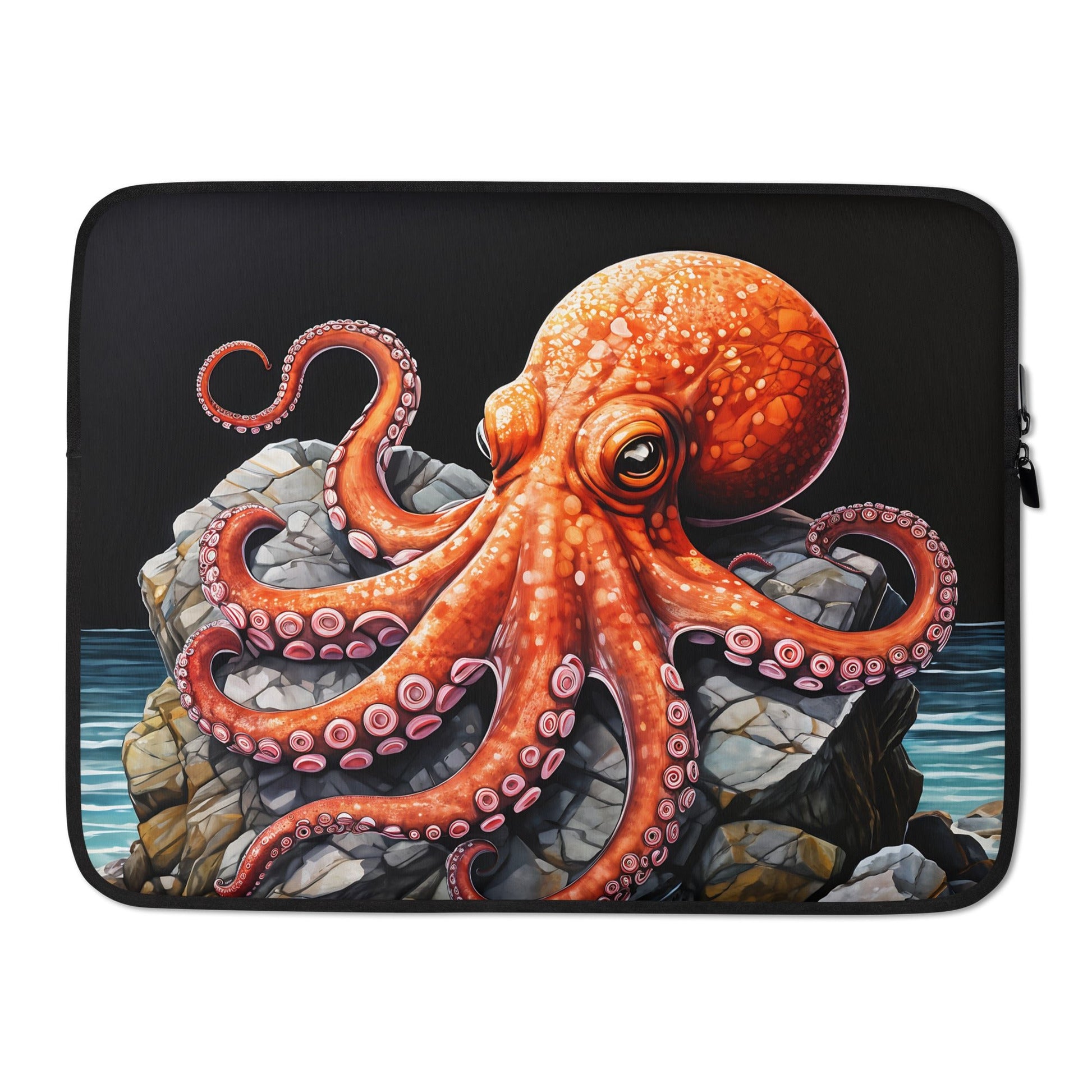 Octopus On A Rock Laptop Sleeve - Laptop Cases - Discovery Co.