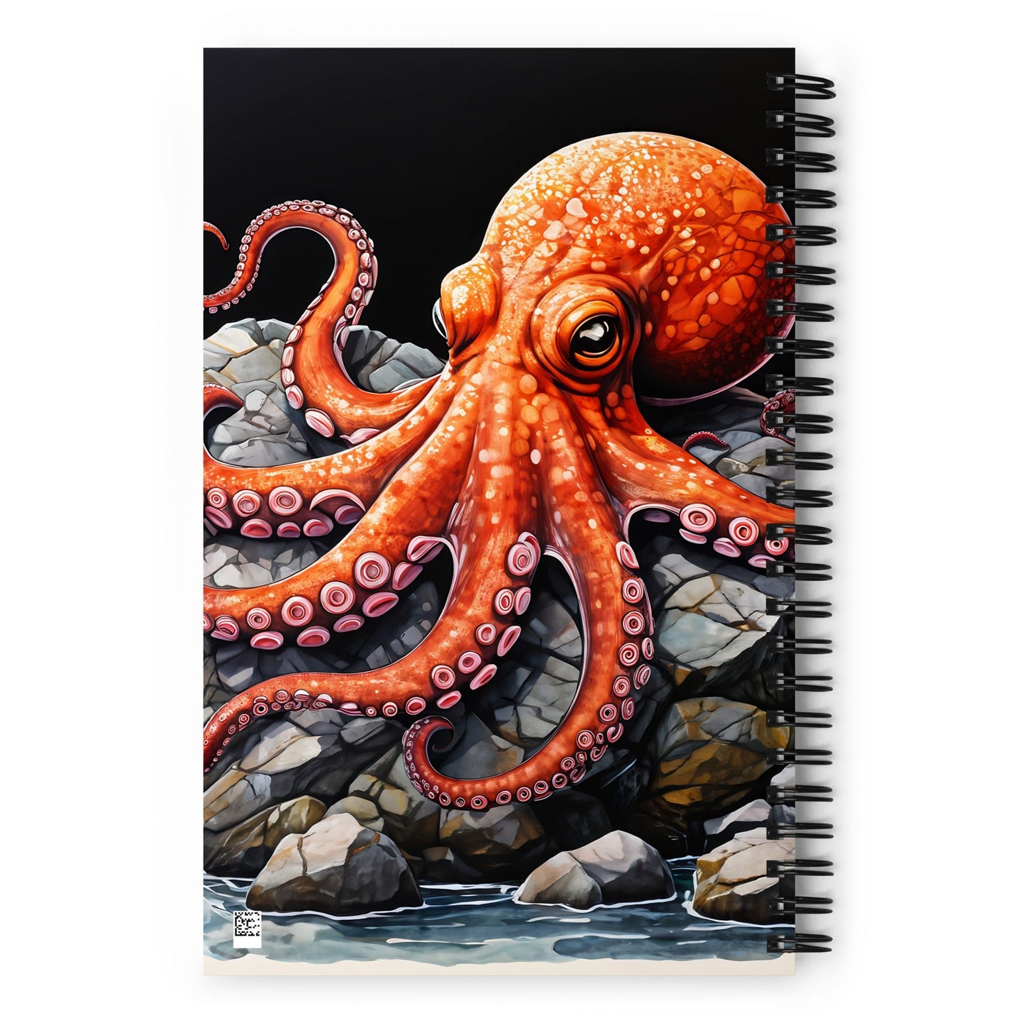 Octopus On A Rock Spiral Notebook - Spiral Notebooks - Discovery Co.