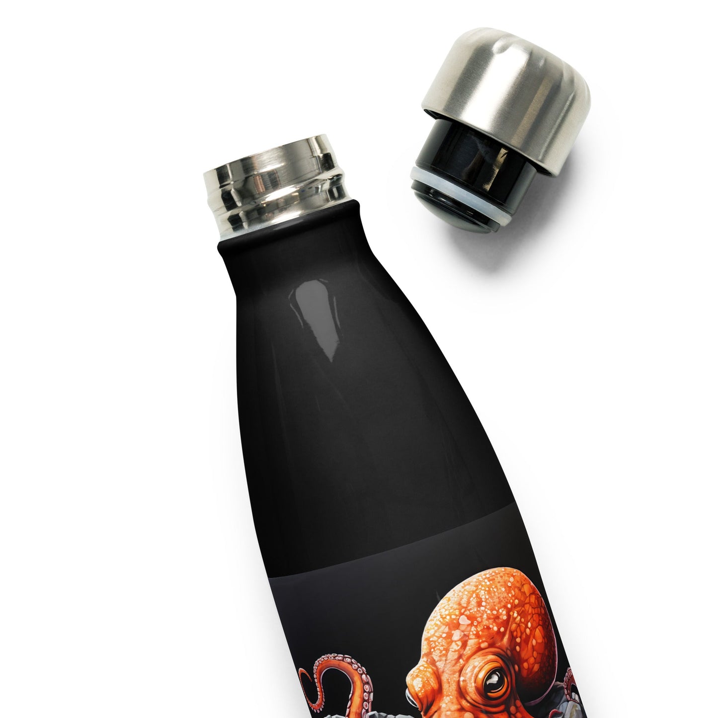 Octopus On A Rock Stainless Steel Water Bottle - Stainless Steel Water Bottle - Discovery Co.