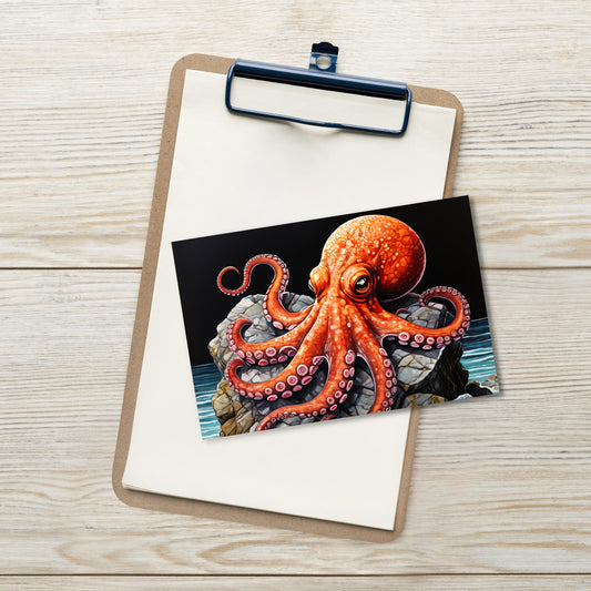 Octopus Standard Postcard - Post Cards - Discovery Co.