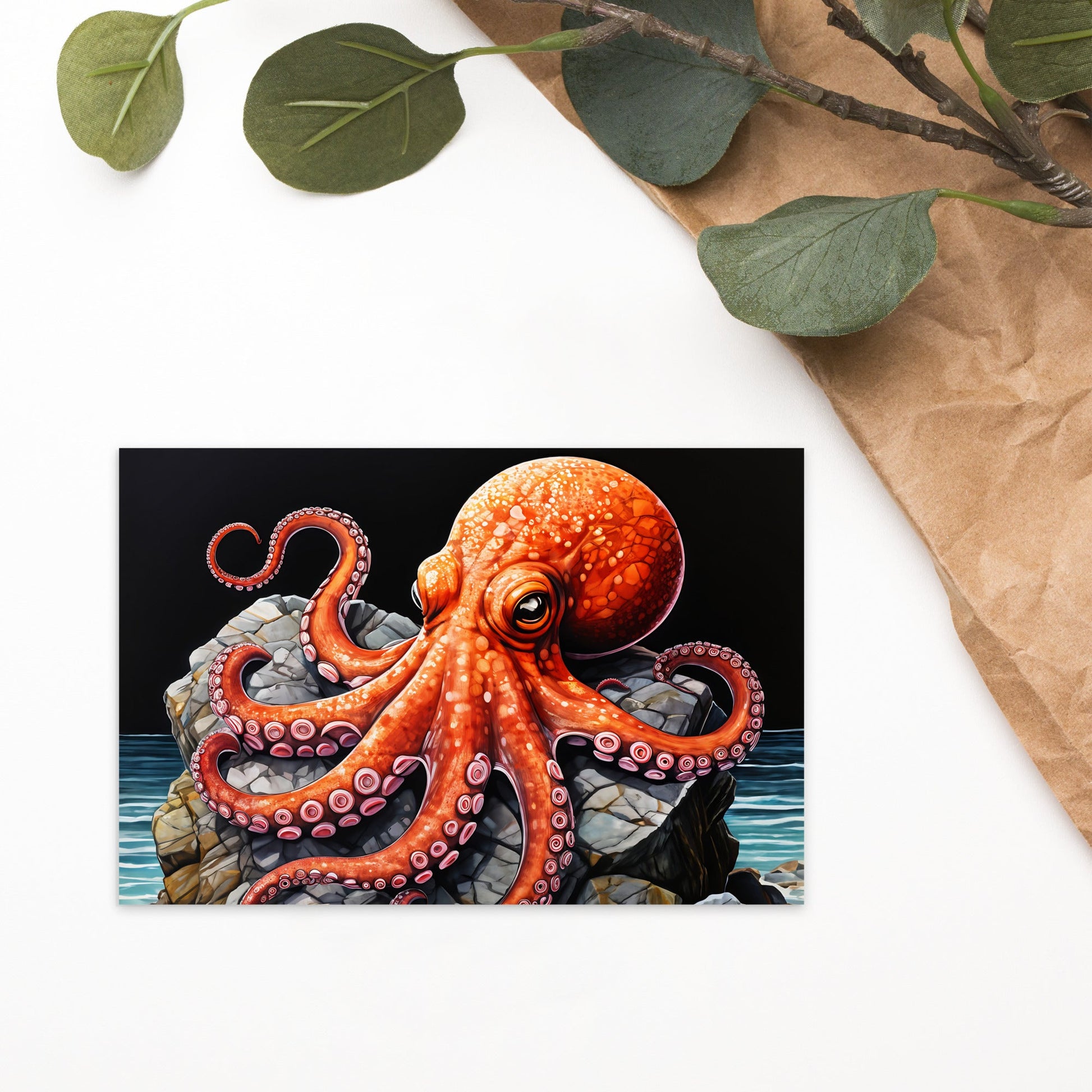 Octopus Standard Postcard - Post Cards - Discovery Co.