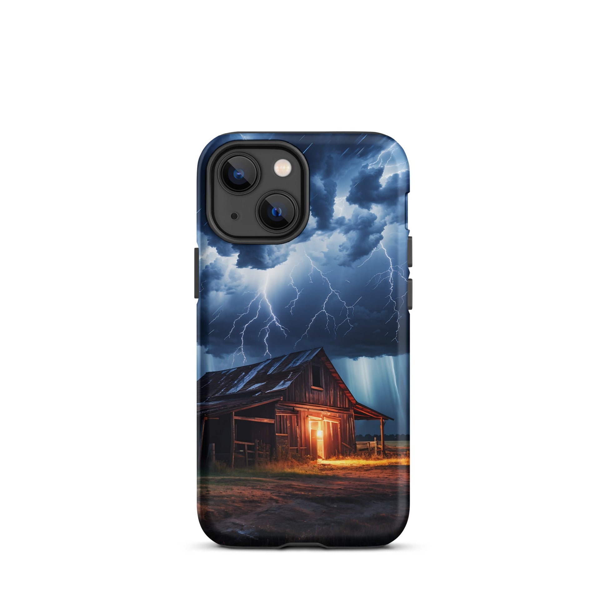 Old Barn In A Lightning Storm Tough Case for iPhone® - Phone Case - Discovery Co.