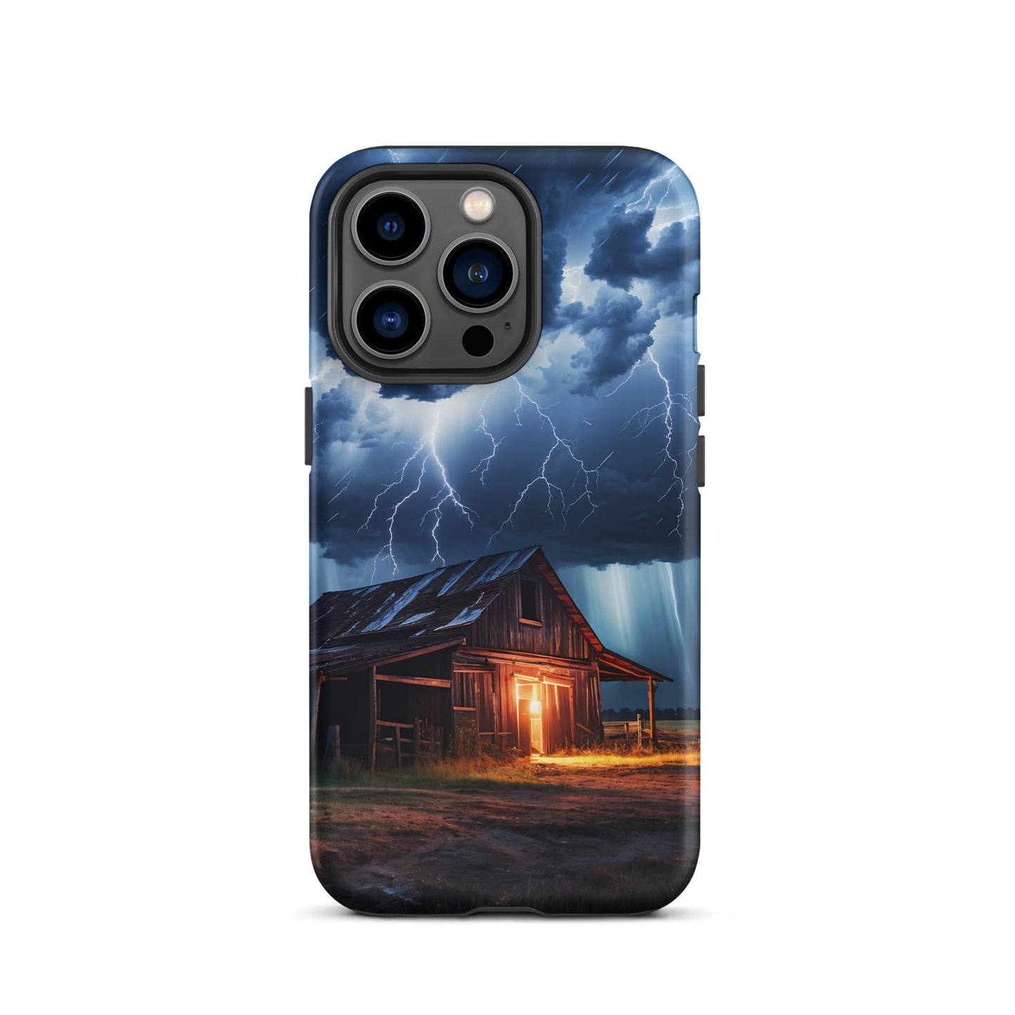 Old Barn In A Lightning Storm Tough Case for iPhone® - Phone Case - Discovery Co.