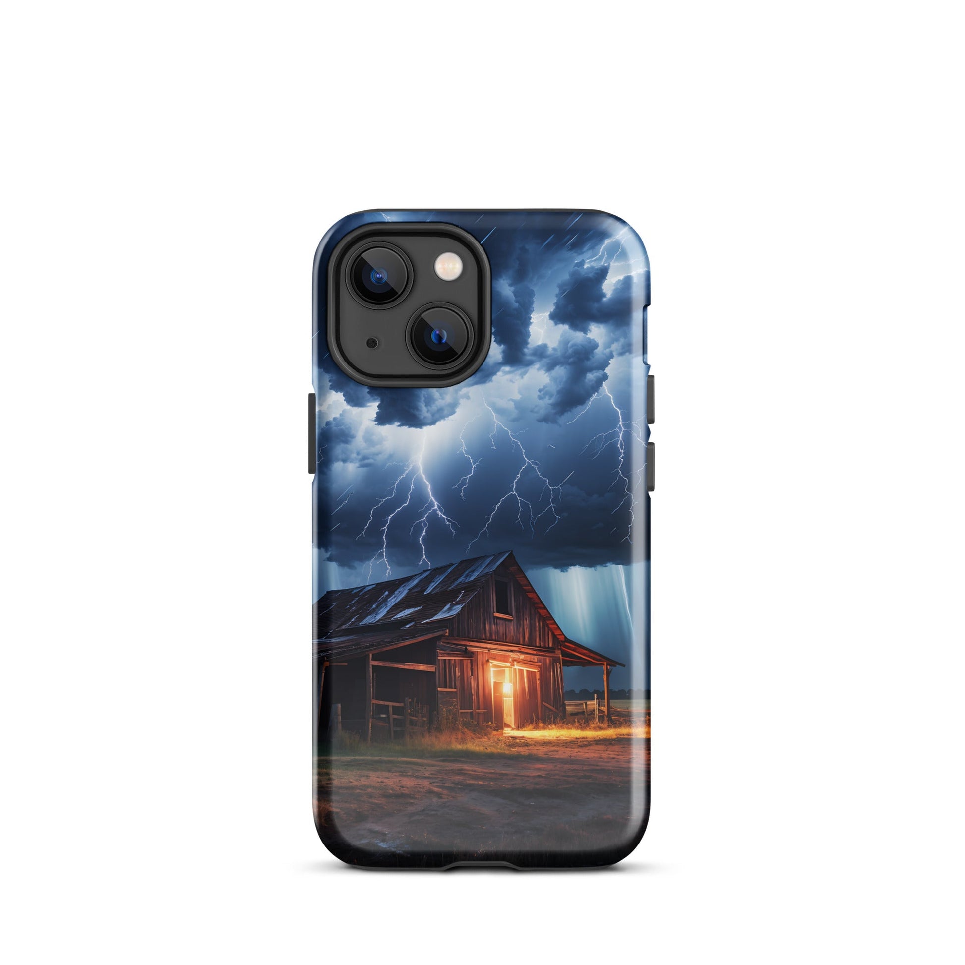 Old Barn In A Lightning Storm Tough Case for iPhone® - Phone Case - Discovery Co.