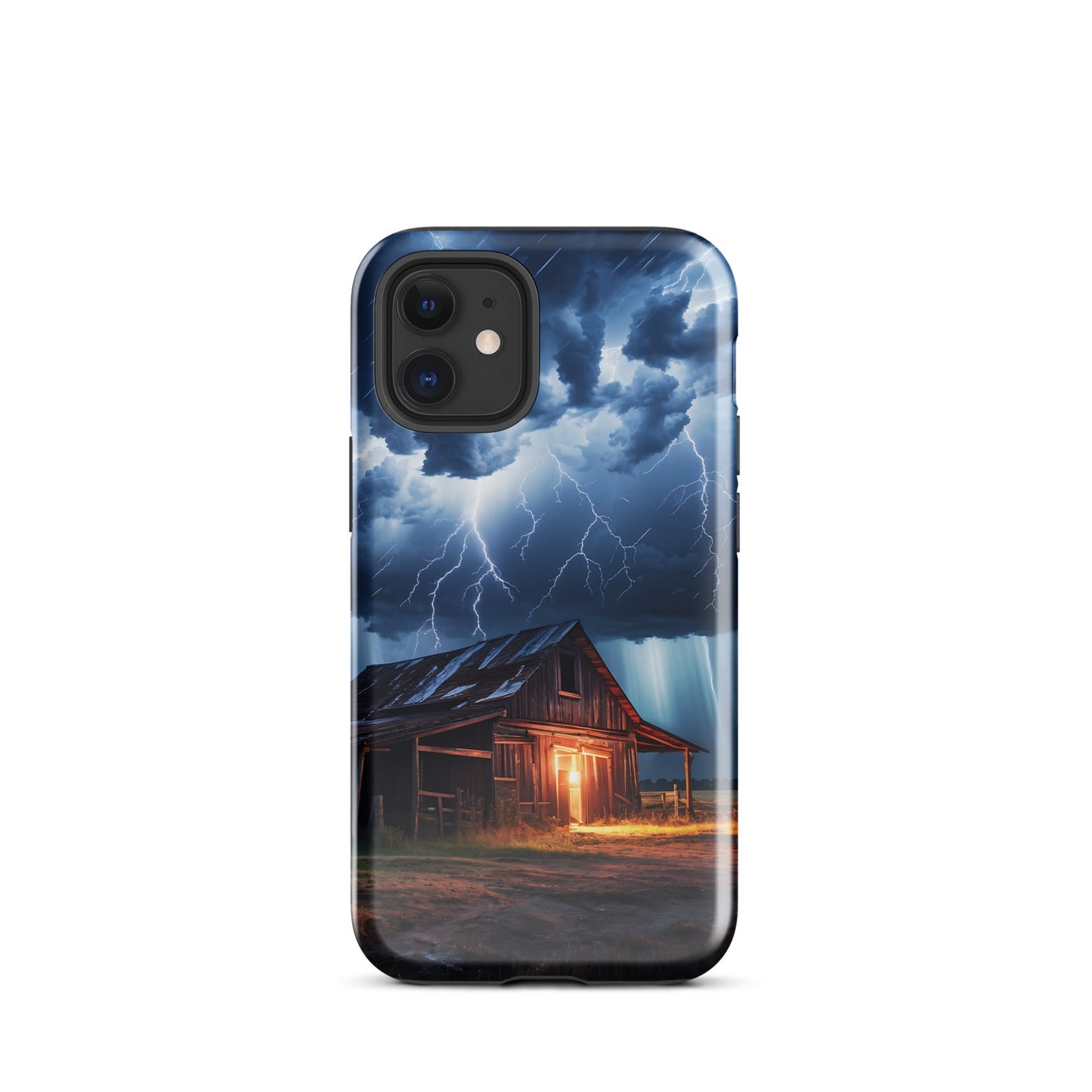 Old Barn In A Lightning Storm Tough Case for iPhone® - Phone Case - Discovery Co.