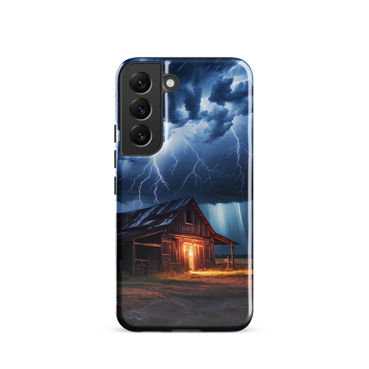 Old Barn In A Lightning Storm Tough Case for Samsung® - Phone Case - Discovery Co.