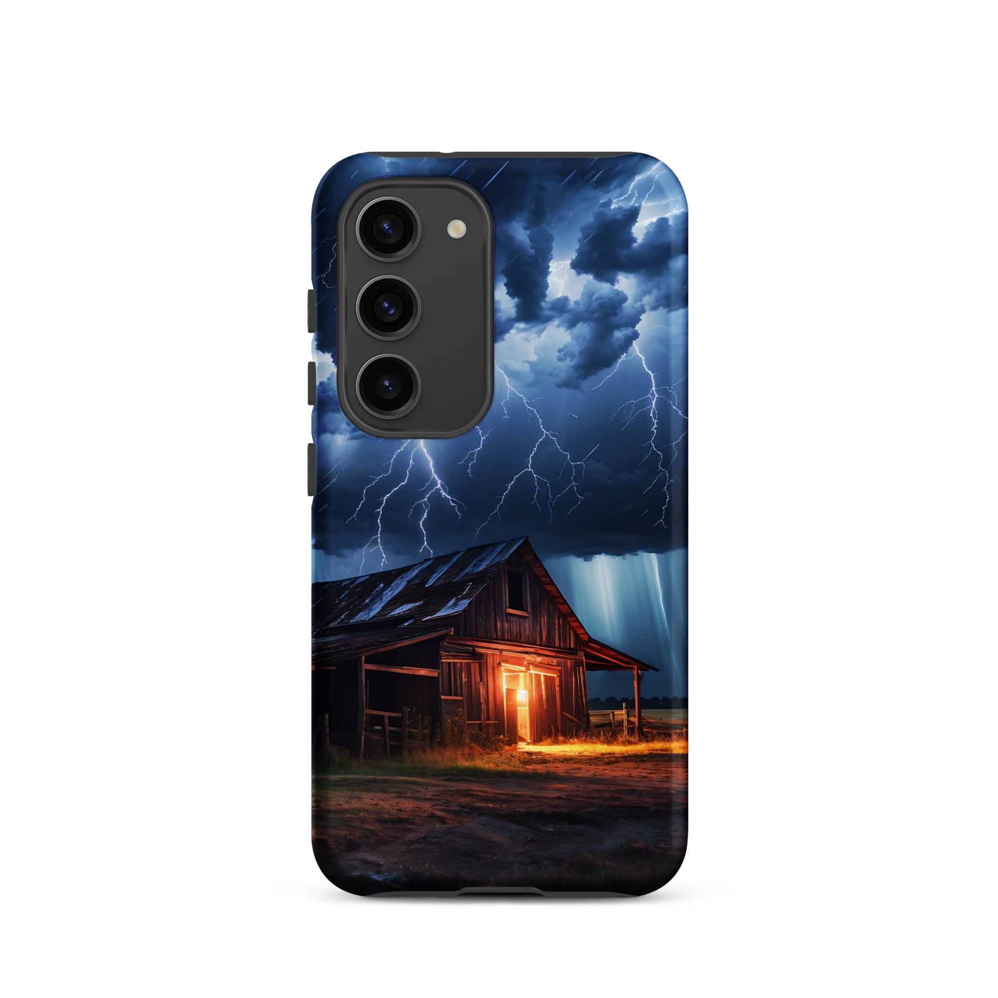 Old Barn In A Lightning Storm Tough Case for Samsung® - Phone Case - Discovery Co.