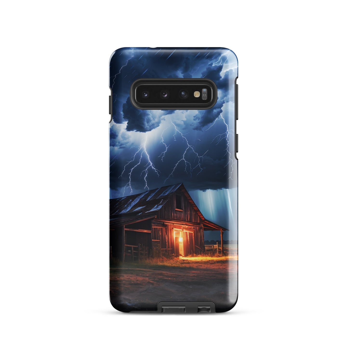 Old Barn In A Lightning Storm Tough Case for Samsung® - Phone Case - Discovery Co.