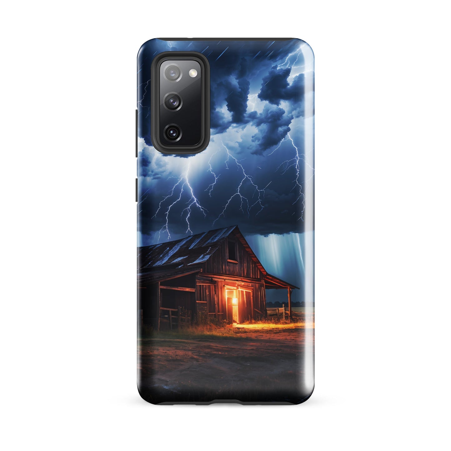 Old Barn In A Lightning Storm Tough Case for Samsung® - Phone Case - Discovery Co.