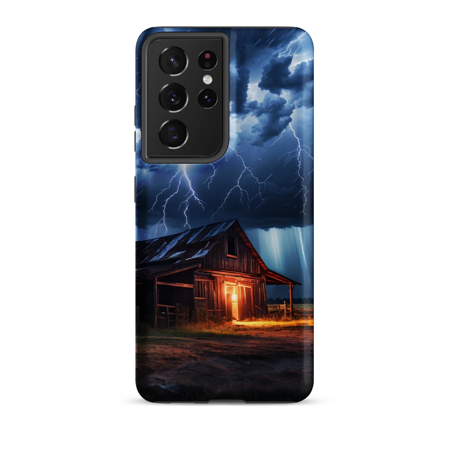 Old Barn In A Lightning Storm Tough Case for Samsung® - Phone Case - Discovery Co.