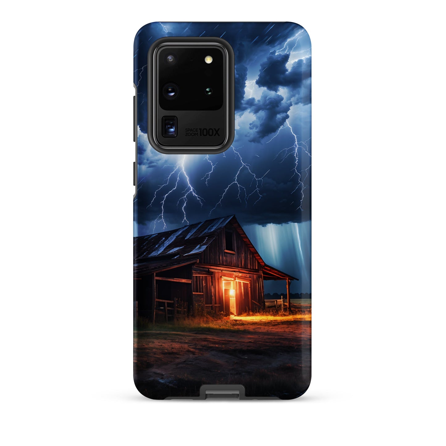 Old Barn In A Lightning Storm Tough Case for Samsung® - Phone Case - Discovery Co.