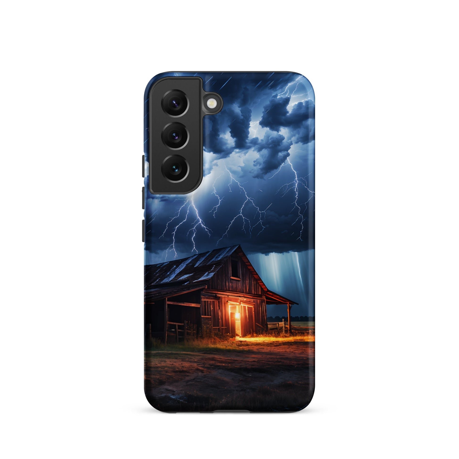 Old Barn In A Lightning Storm Tough Case for Samsung® - Phone Case - Discovery Co.