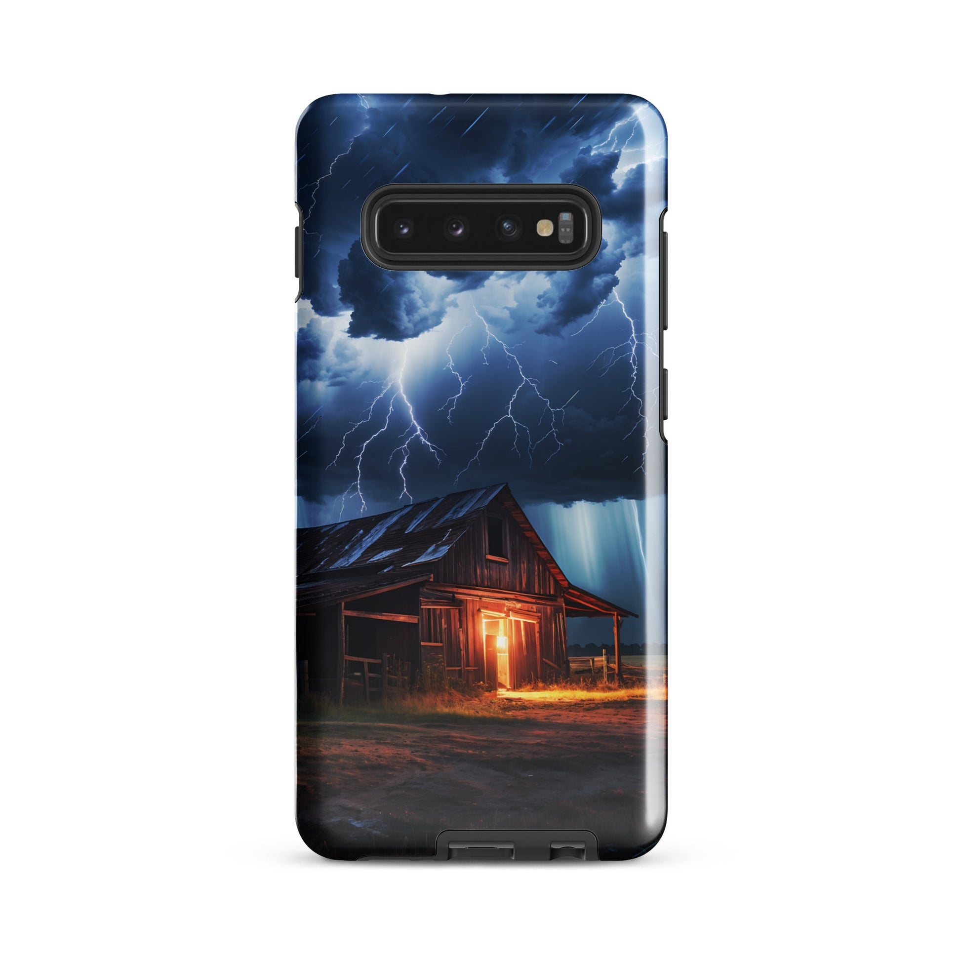 Old Barn In A Lightning Storm Tough Case for Samsung® - Phone Case - Discovery Co.