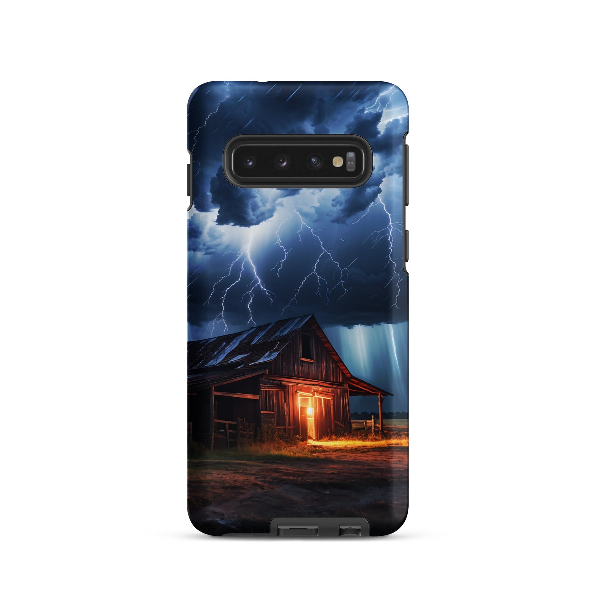 Old Barn In A Lightning Storm Tough Case for Samsung® - Phone Case - Discovery Co.