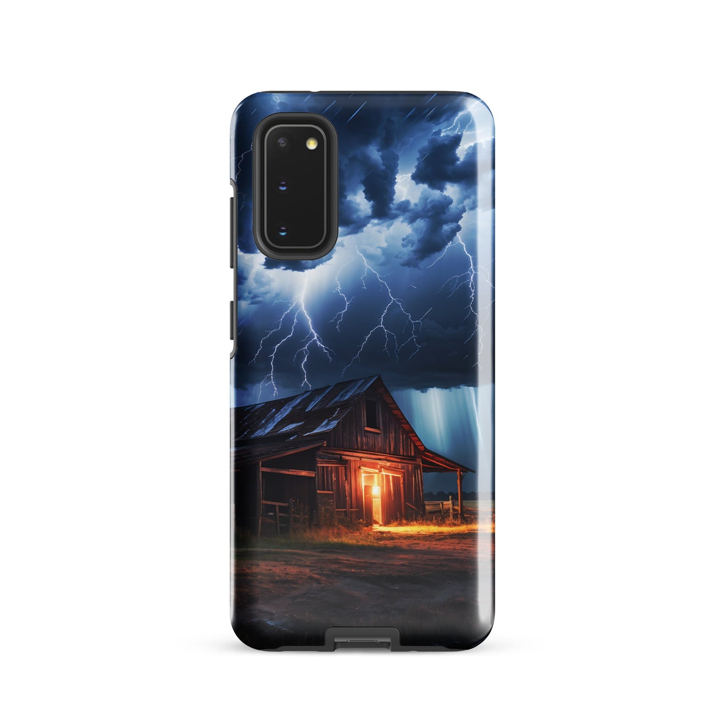 Old Barn In A Lightning Storm Tough Case for Samsung® - Phone Case - Discovery Co.