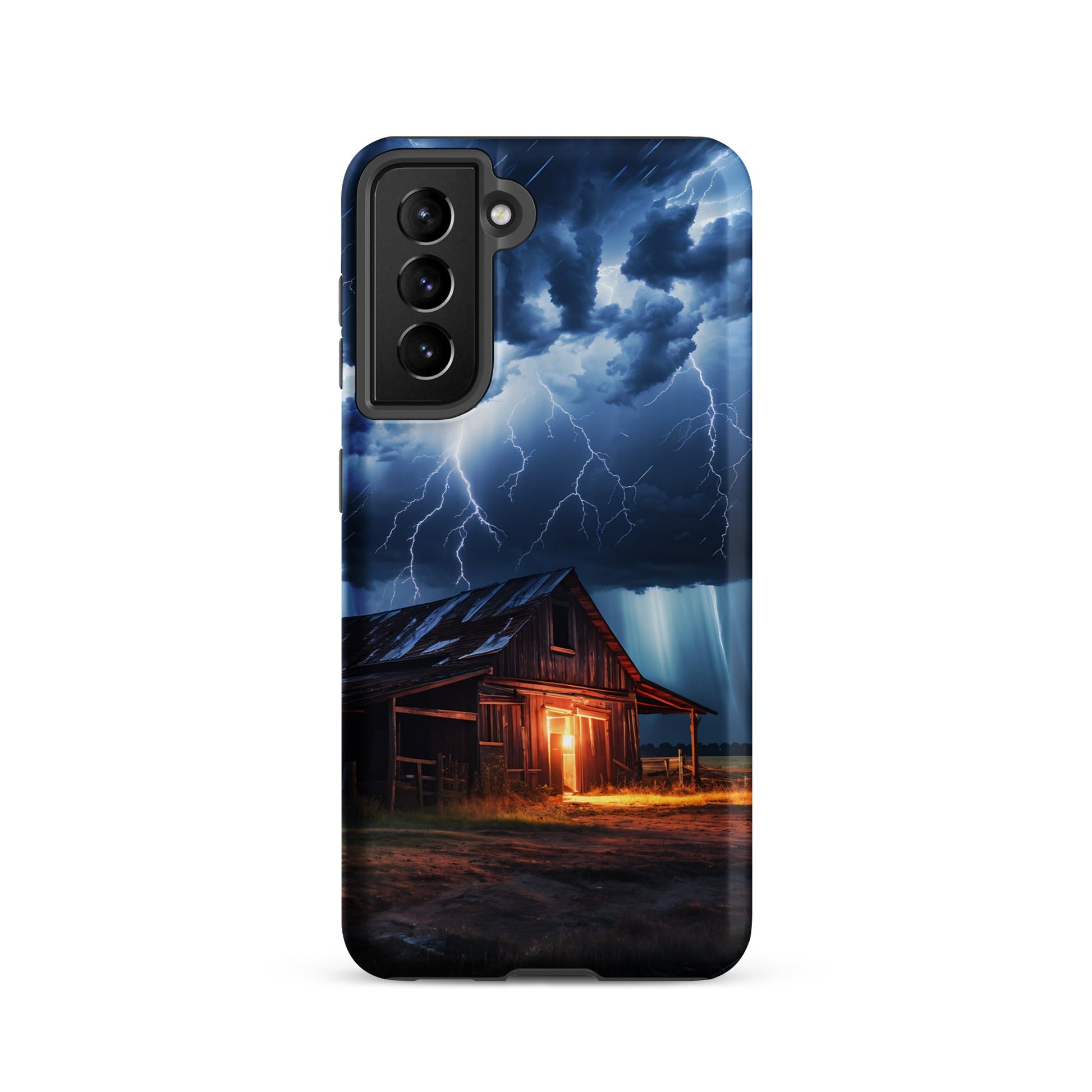 Old Barn In A Lightning Storm Tough Case for Samsung® - Phone Case - Discovery Co.