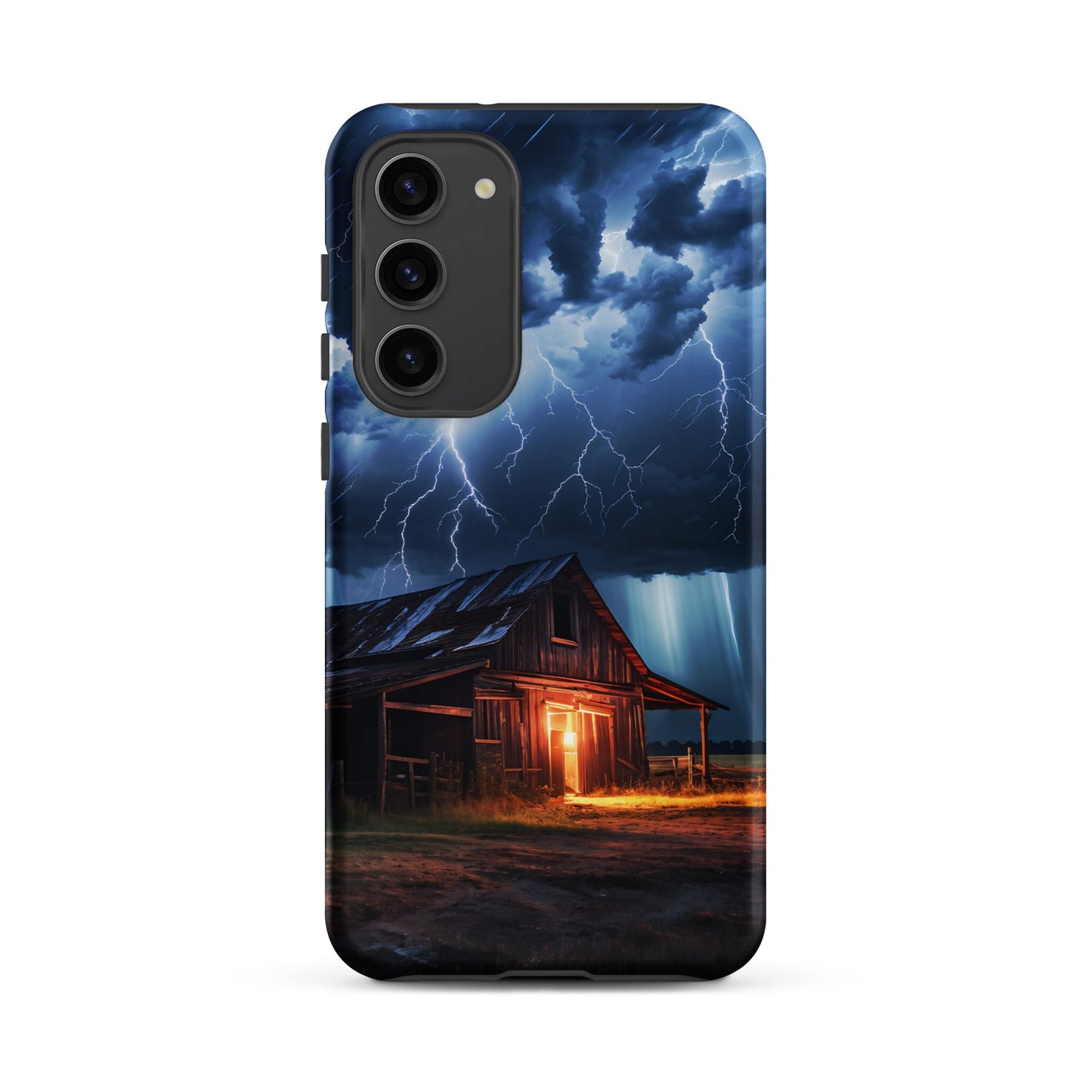 Old Barn In A Lightning Storm Tough Case for Samsung® - Phone Case - Discovery Co.