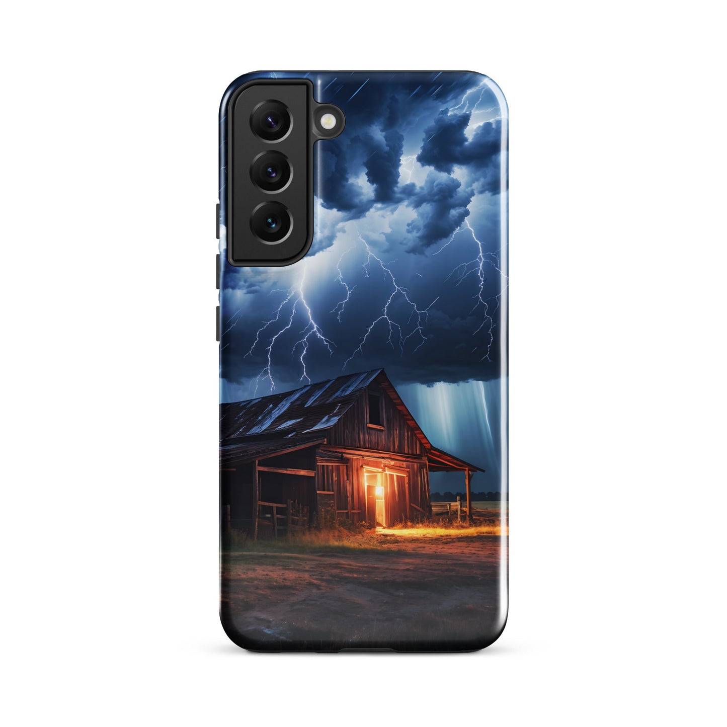 Old Barn In A Lightning Storm Tough Case for Samsung® - Phone Case - Discovery Co.