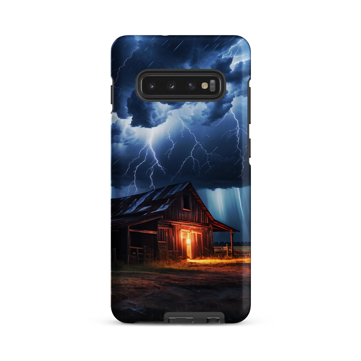 Old Barn In A Lightning Storm Tough Case for Samsung® - Phone Case - Discovery Co.