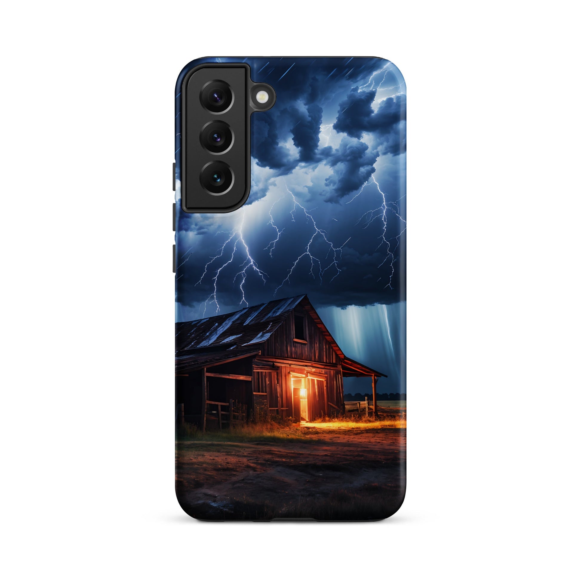 Old Barn In A Lightning Storm Tough Case for Samsung® - Phone Case - Discovery Co.