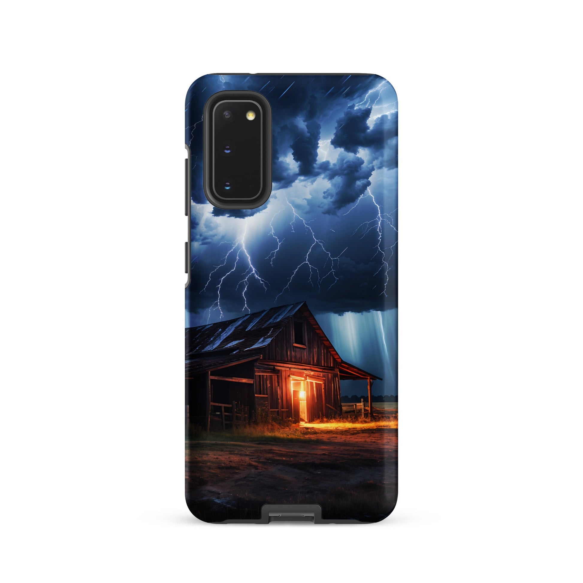 Old Barn In A Lightning Storm Tough Case for Samsung® - Phone Case - Discovery Co.