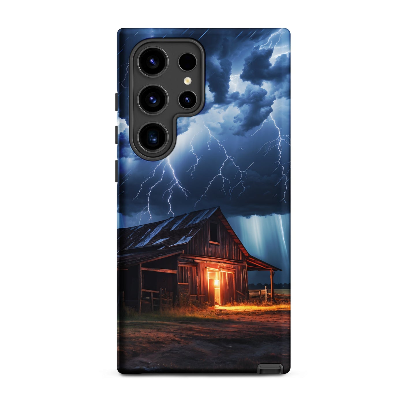 Old Barn In A Lightning Storm Tough Case for Samsung® - Phone Case - Discovery Co.