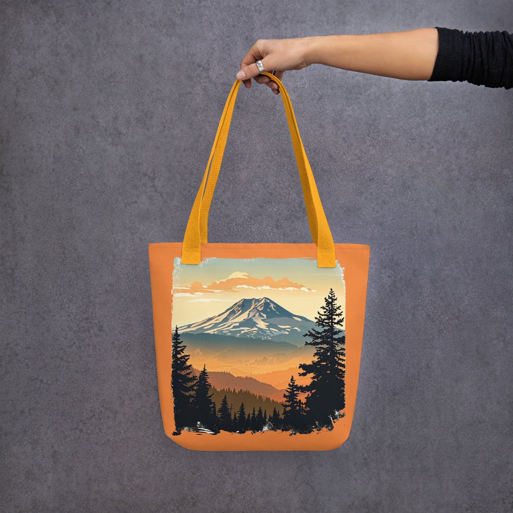 Orange Sky Mountains Tote Bag - Tote Bags - Discovery Co.