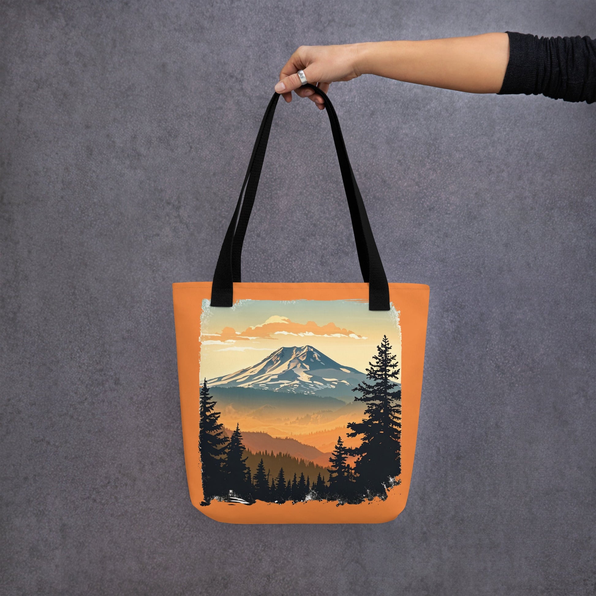 Orange Sky Mountains Tote Bag - Tote Bags - Discovery Co.