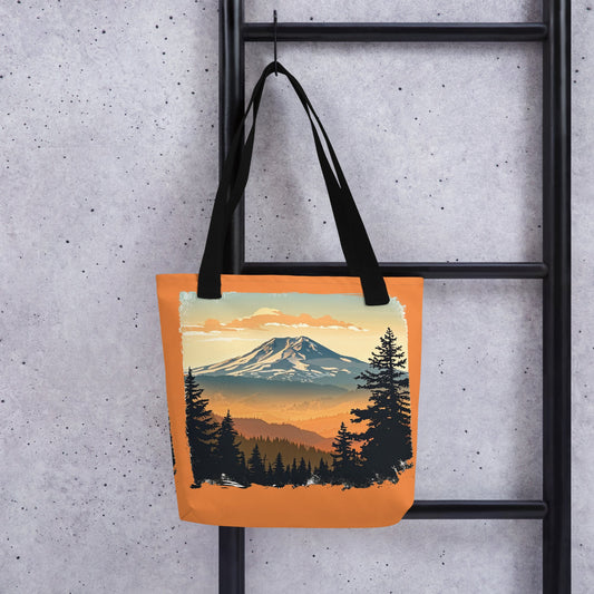 Orange Sky Mountains Tote Bag - Tote Bags - Discovery Co.