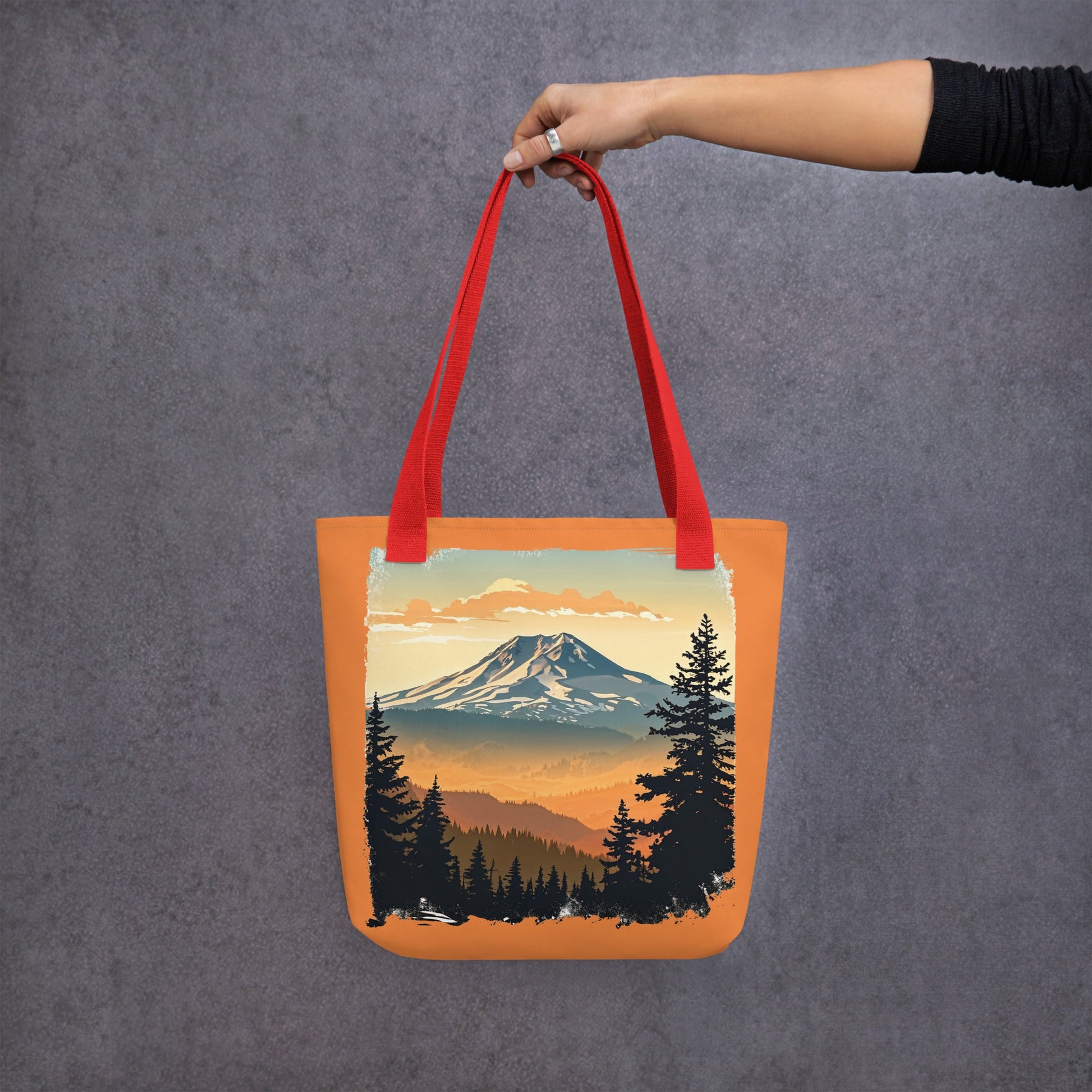 Orange Sky Mountains Tote Bag - Tote Bags - Discovery Co.