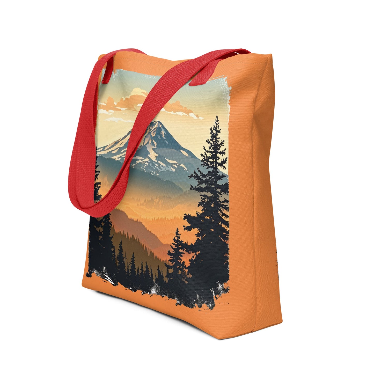 Orange Sky Mountains Tote Bag - Tote Bags - Discovery Co.