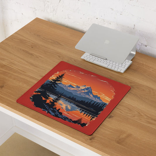 Orange Sky Over Mountains Gaming Mouse Pad - Mouse Pads - Discovery Co.