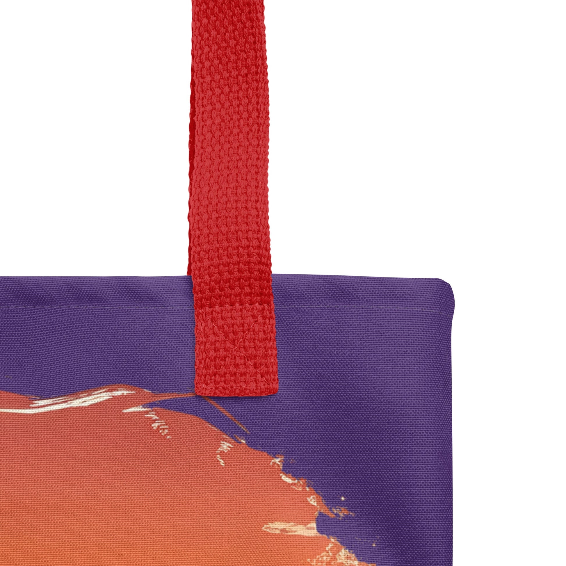 Orange Sky Over Mountains Tote Bag - Tote Bags - Discovery Co.