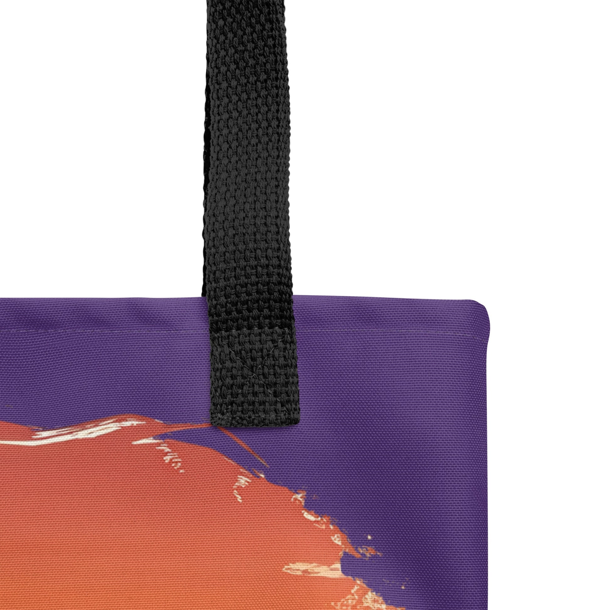 Orange Sky Over Mountains Tote Bag - Tote Bags - Discovery Co.