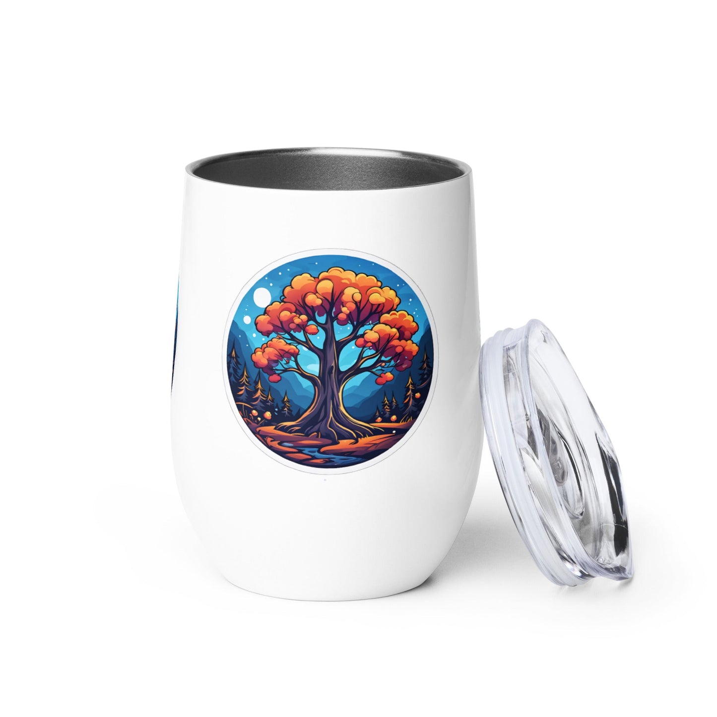 Orange Tree Wine Tumbler - Tumblers - Discovery Co.