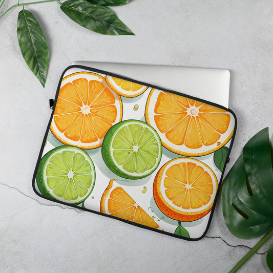 Oranges and Limes Laptop Sleeve - Laptop Cases - Discovery Co.