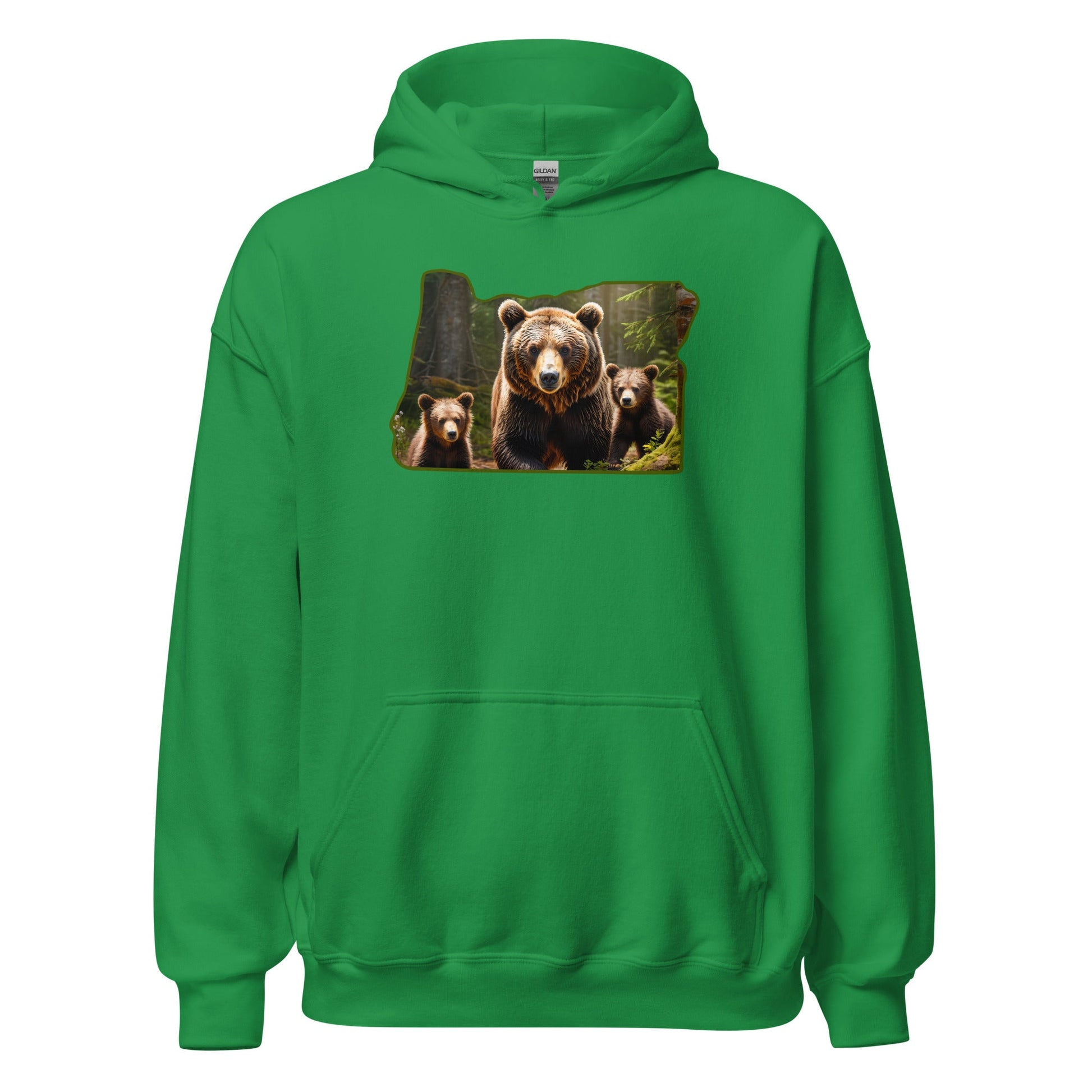 Oregon Bear Family Men's (Unisex) Hoodie - Hoodies - Discovery Co.
